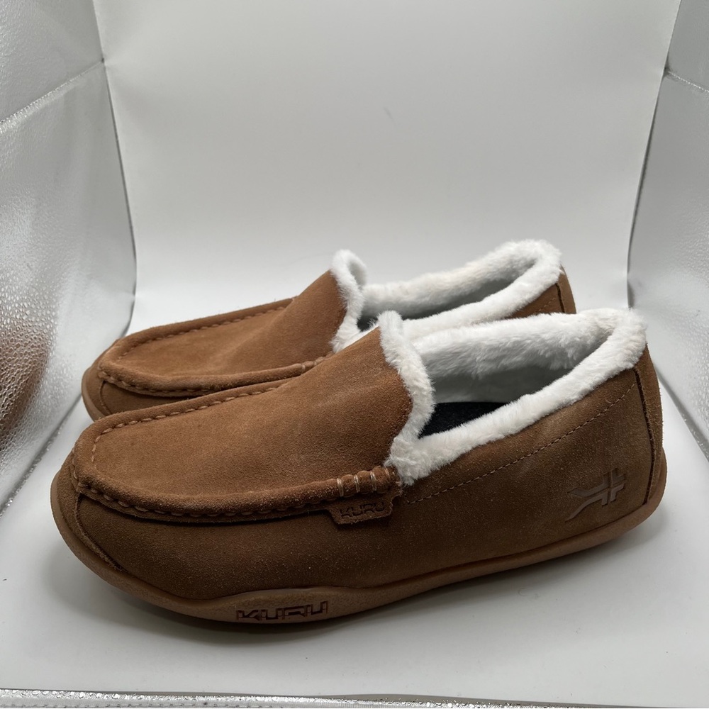 KURU LOFT loafer slipper slip on Chestnut-Gum size 11.5 women’s - Picture 5 of 10
